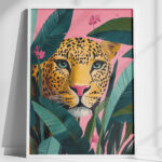 Авторский постер Тигр в джунглях