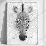 Авторский постер Зебра