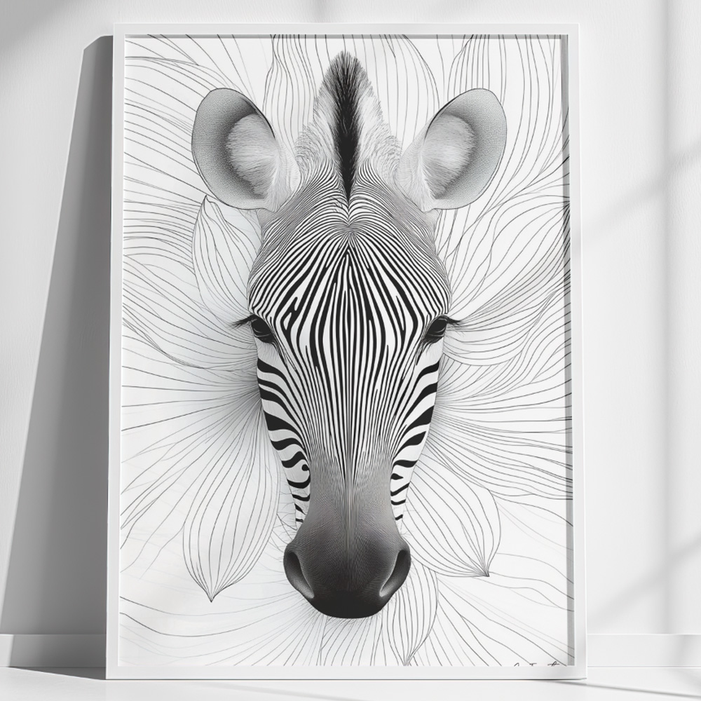 1-15.jpg Авторский постер Зебра — изображение 1
