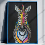 Авторский постер Зебра