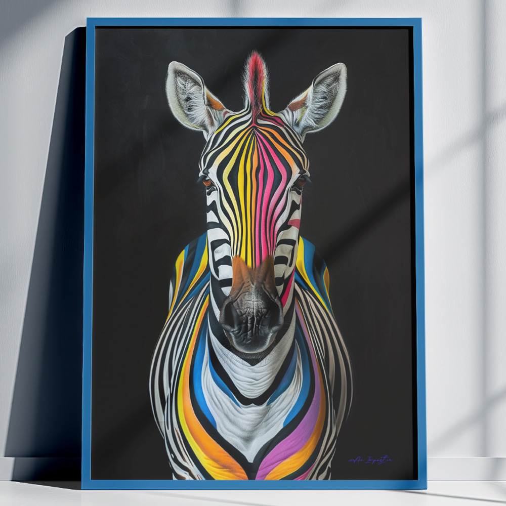 1-16.jpg Авторский постер Зебра — изображение 1