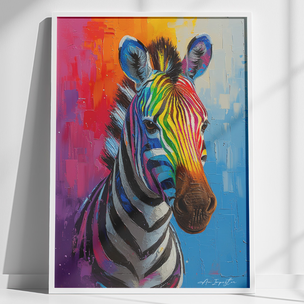 1-17.jpg Авторский постер Зебра — изображение 1