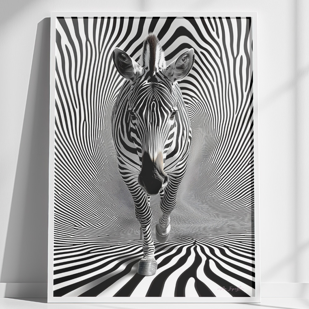 1-18.jpg Авторский постер Зебра — изображение 1