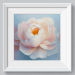 Авторский постер Пион