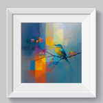 Авторский постер Птица