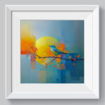 Авторский постер Птица