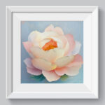 Авторский постер Пион