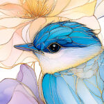 Авторский постер  Птица — изображение 2