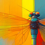 Авторский постер Стрекоза — изображение 5