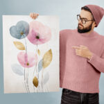 Авторский постер Цветы 3 — изображение 3