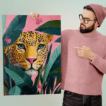 Авторский постер Тигр в джунглях — изображение 2