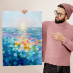 Авторский постер Восход над морем — изображение 3