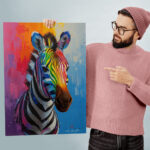 Авторский постер Зебра — изображение 3