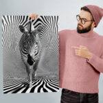 Авторский постер Зебра — изображение 3