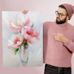 Авторский постер Пионы — изображение 3