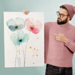 Авторский постер Цветы 2 — изображение 5