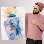 Авторский постер  Птица — изображение 5